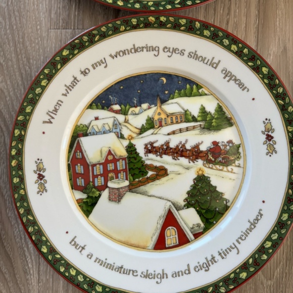 A Christmas Story Portmeirion Dinner plates - 4pc - Picture 6 of 7